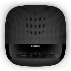 Philips TAR3205 Clock Radio - Stylish Black Design, Superior Sound & Easy-to-Use Features | Perfect for Your Bedroom!